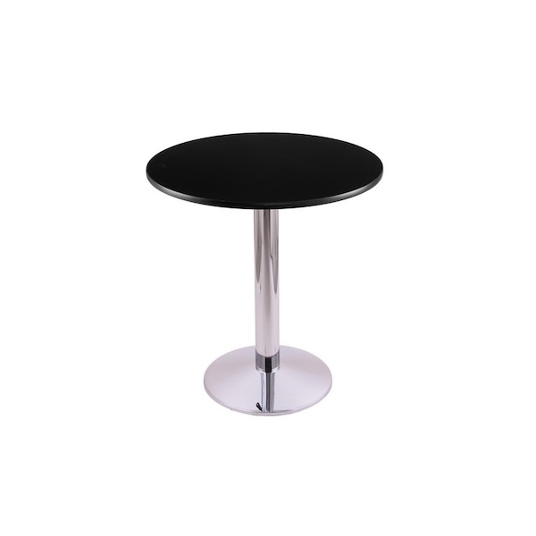 30" 214 Chrome Table, 24" dia. Top